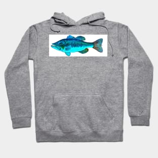 Largemouth Bass Fighting Fish Hoodie